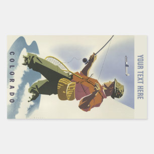 Colorado USA Vintage Travel stickers