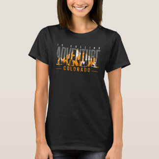 Colorado Vintage Hiking Mountains Nature Never Sto T-Shirt