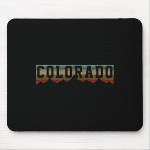 Colorado Vintage Rocky Mountains Nature Outdoor Hi Mouse Pad