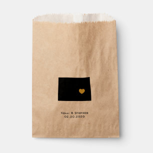 Colorado Wedding Favour Treat Sacks, Gift Bags