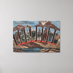 ColoradoLarge Letter ScenesColorado Canvas Print