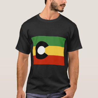 ColoRasta State Flag. ColoRADo fershur. T-Shirt