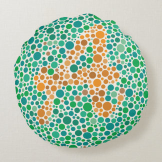 Colorblind Test A Round Cushion