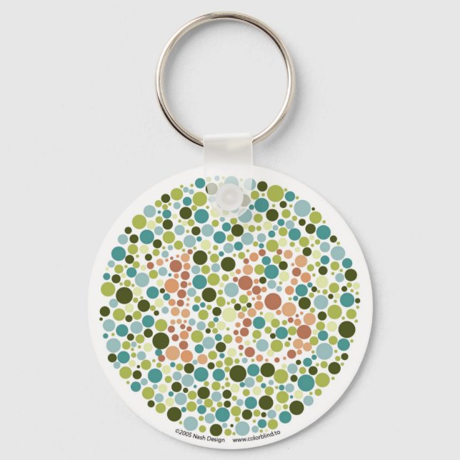 Colorblind Test Keychain (Front)