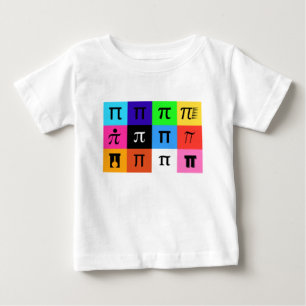 colorblock happy pi day baby T-Shirt