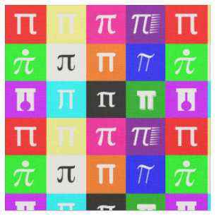 colorblock happy pi day math geometry science fabric