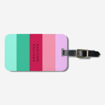Colorblock Horizontal Stripe Viva Magenta Spring