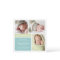 Colorblock Photo Collage Aqua Green Baby Boy Birth