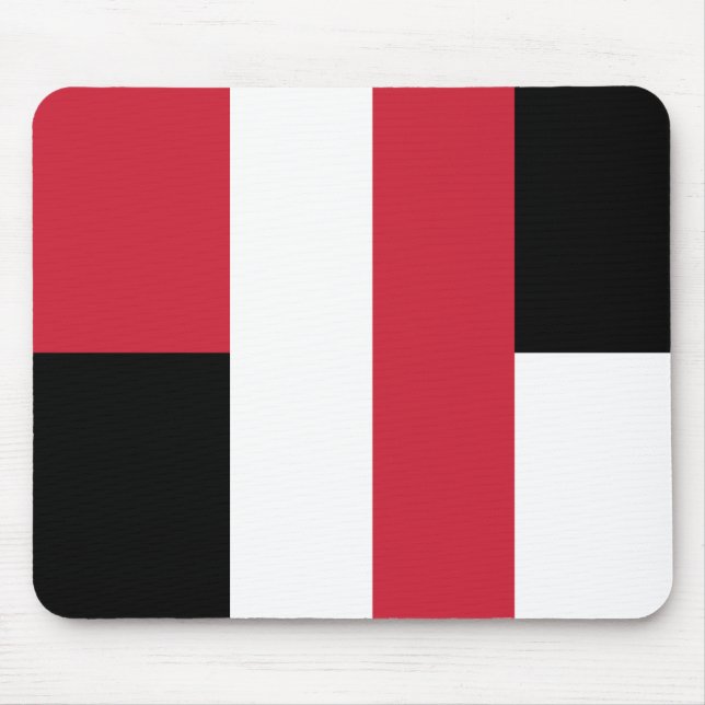Colorblock - RWB Mouse Pad (Front)