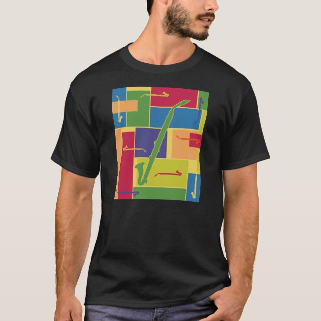 Colorblocks Dark T-Shirt (Front)