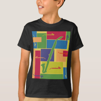 Colorblocks - Kids Dark T-Shirt