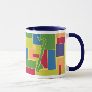 Colorblocks Mug - Bass Clarinet