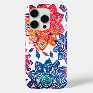 Colorburst Mandala Garden – Vibrant Boho Gift iPhone 15 Pro Case