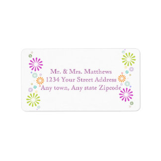Colorbursts Label
