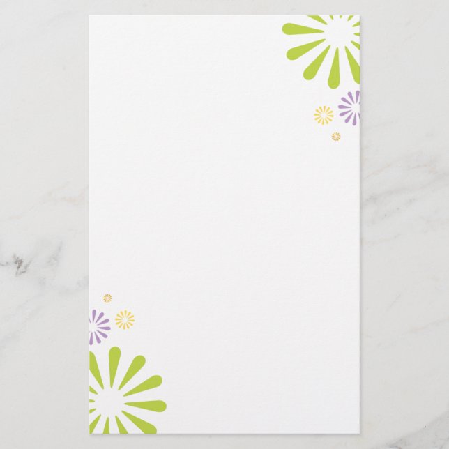 Colorbursts Stationery (Front)