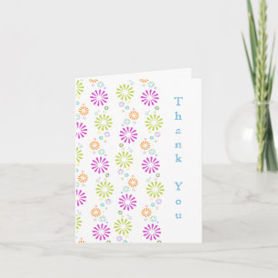 Colorbursts Thank You Card