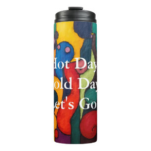 Colorcube 2 Colourful Cubism Thermal Tumbler