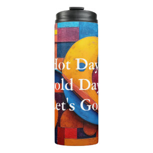 Colorcube 5 Colourful Cubism Thermal Tumbler