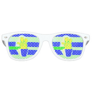 Colored cactus retro sunglasses