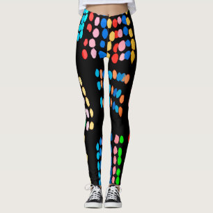 Colored dots leggings
