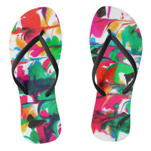 Colored hearts thongs