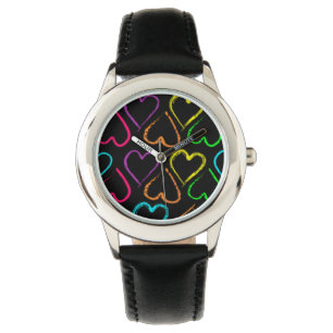 Colored Hearts Watch
