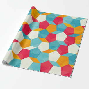 colored mosaic seamless pattern wrapping paper
