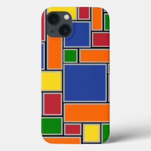 Colored Rectangles iPhone 13 Case