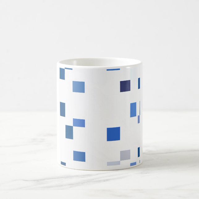 Colored Rectangles Coffee Mug (Center)