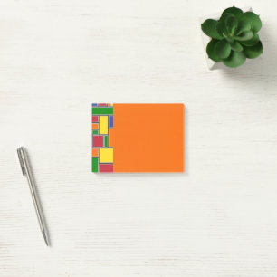 Colored Rectangles Post-it Notes