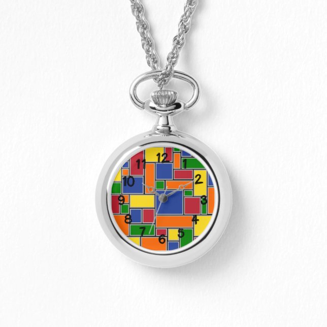 Colored Rectangles  Watch (Front)