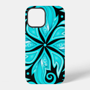 Colored Seamless Pattern with Floral Ethnic Motifs iPhone 12 Case