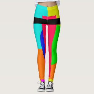 Colored shapes leggings