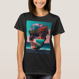 Colored skull head T-Shirt