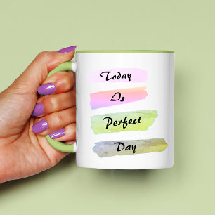 Colored Watercolor Brushes Coffee Mug