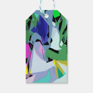 Colored wind gift tags