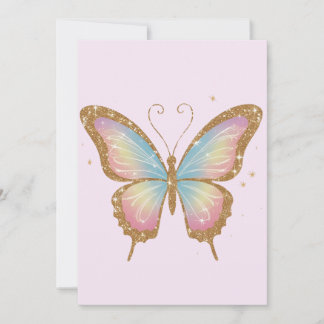 COLORED WINGS INVITATION