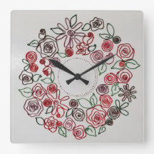 colored wire floral ornaments
