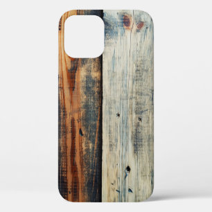colored wooden textureabstract,background,board,br iPhone 12 case