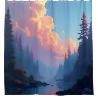 Colorfall Grove Shower Curtain