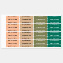 ColorFlex Iron-On Labels