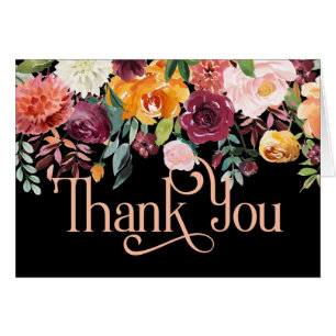 Colorfu Floral Design Customised Thank You