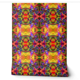 Colorfu Flying Butterflies Pattern Wallpaper