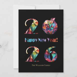 Colorful 2026-Happy New Years!- Holiday Card