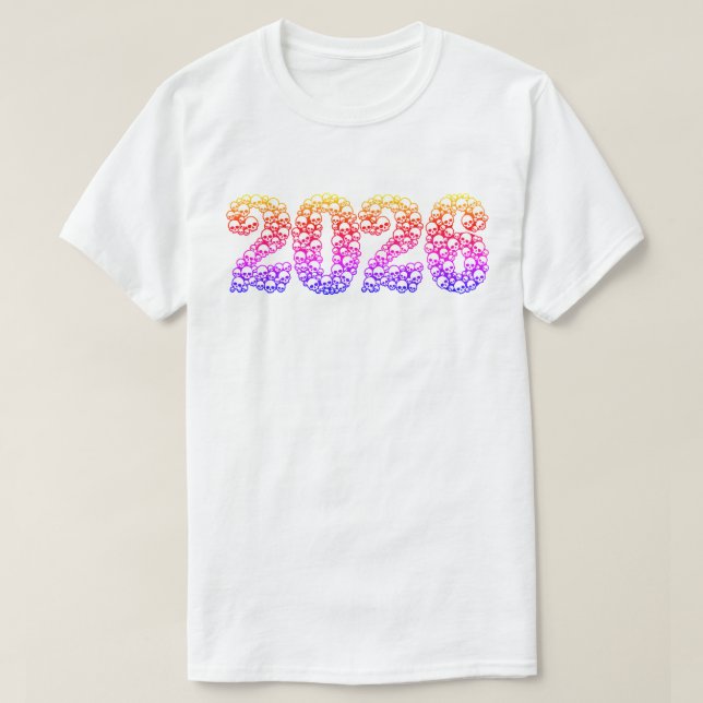 Colorful 2026 in Skulls T-Shirt (Design Front)