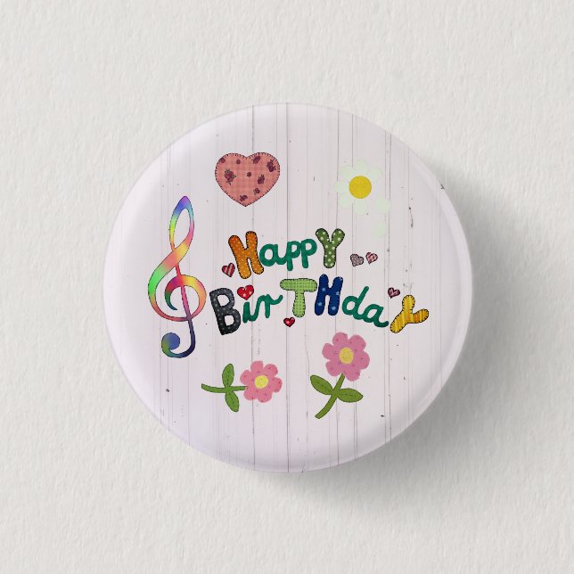 Colorful 3 Cm Round Badge (Front)