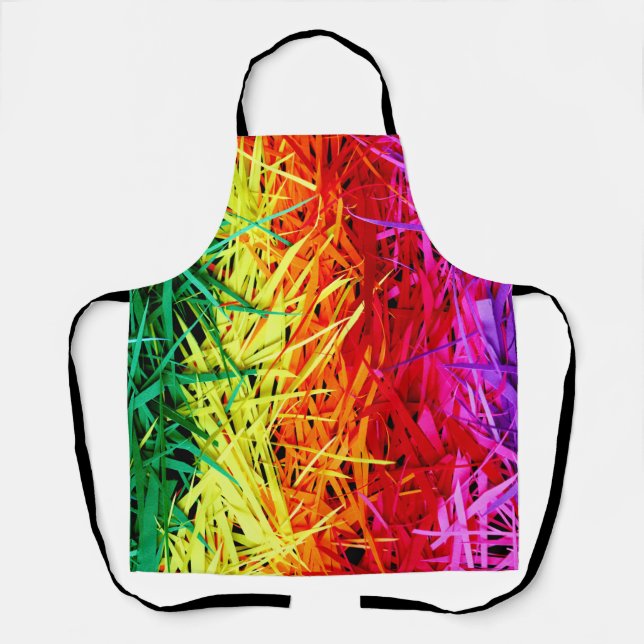 Colorful Abstract art Apron (Front)