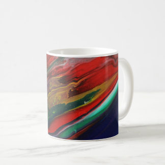 Colorful abstract art mug