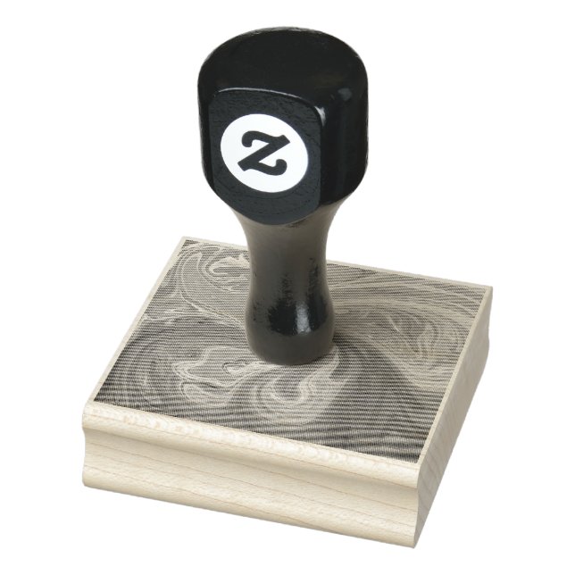 Colorful abstract art rubber stamp (Stamp)