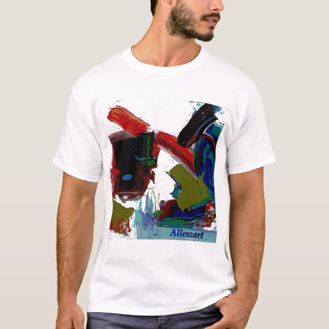 Colorful Abstract Art T-Shirt (Front)
